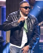 The Tonight Show 2026 Nas Leather Jacket