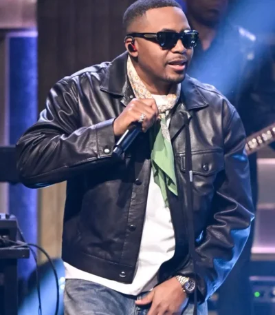 The Tonight Show 2026 Nas Leather Jacket
