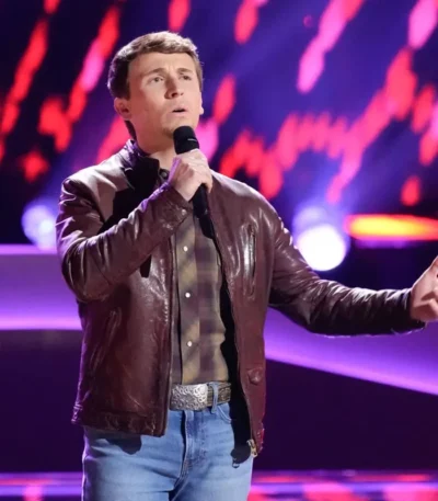 Dylan Carter The Voice S24 Leather Jacket
