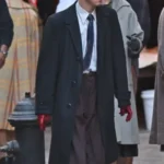 Timothée Chalamet Marty Supreme Blue Coat