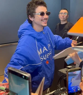 Timothée Chalamet Marty Supreme Japan Jacket
