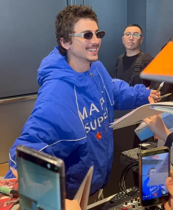 Timothée Chalamet Marty Supreme Japan Jacket