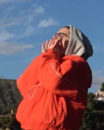 Timothée Chalamet Orange Marty Supreme Jacket
