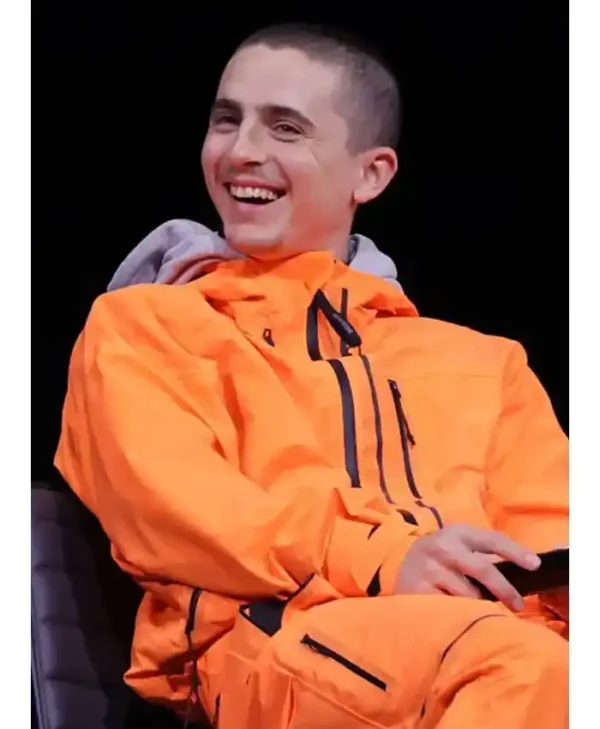 Marty Supreme Timothée Chalamet Orange Tracksuit