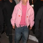 Timothée Chalamet Pink Marty Supreme Jacket