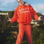 Timothée Chalamet Orange Marty Supreme Jacket