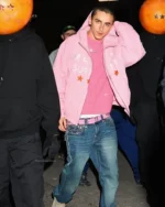 Timothée Chalamet Pink Marty Supreme Jacket