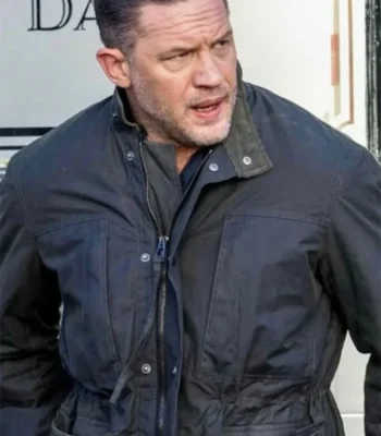 Tom Hardy MobLand Black Jacket