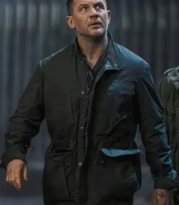 Tom Hardy MobLand Black Jacket