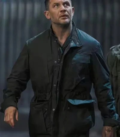Tom Hardy MobLand Black Jacket