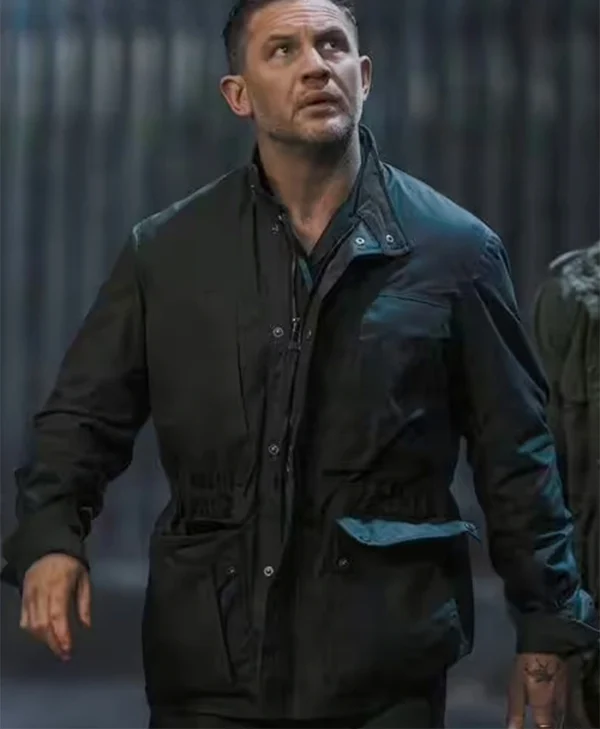 Tom Hardy MobLand Black Jacket