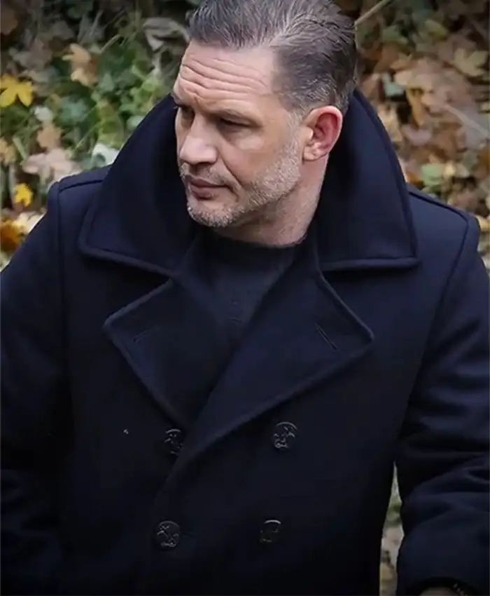 Tom Hardy MobLand Black Wool Coat Tom Hardy MobLand Black Wool Coat