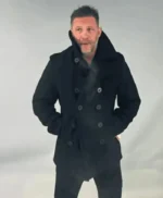 Tom Hardy MobLand Black Wool Coat