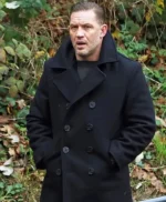 Tom Hardy MobLand Black Wool Coat