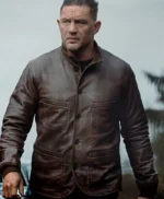 Tom Hardy Mobland S01 Brown Leather Jacket