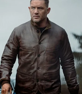 Tom Hardy Mobland S01 Brown Leather Jacket