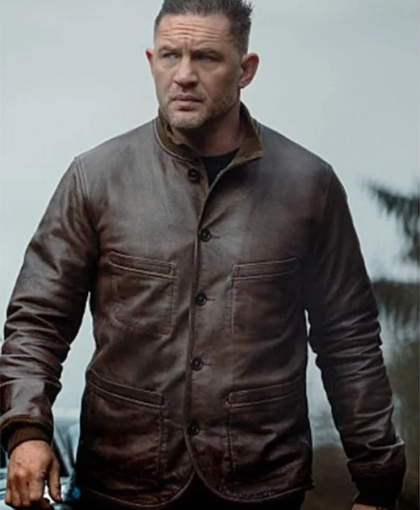 Tom Hardy Mobland S01 Brown Leather Jacket