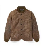 Tom Hardy Mobland S01 Brown Leather Jacket