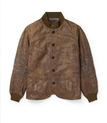 Tom Hardy Mobland S01 Brown Leather Jacket
