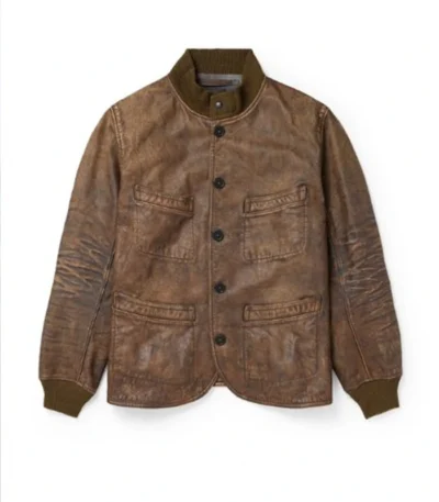 Tom Hardy Mobland S01 Brown Leather Jacket