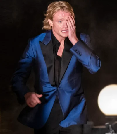 Tom Rhys Harries Clayface Blue Blazer