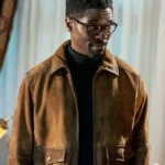 Tongayi Chirisa Mayfair Witches S02 Brown Suede Jacket