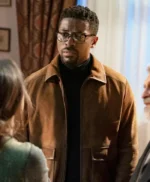 Tongayi Chirisa Mayfair Witches S02 Brown Suede Jacket