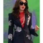 Tulip Aoki Electric Bloom S01 Rose Denim Blazer