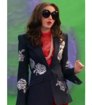 Tulip Aoki Electric Bloom S01 Rose Denim Blazer