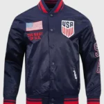 USMNT Classic Navy Satin Jacket