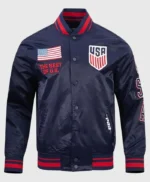 USMNT Classic Navy Satin Jacket