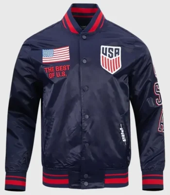 USMNT Classic Navy Satin Jacket