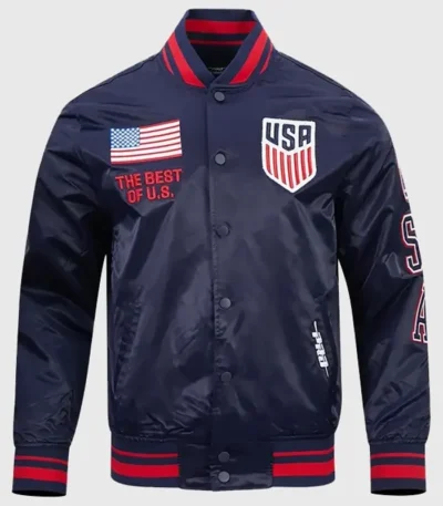 USMNT Classic Navy Satin Jacket