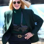 Uma Thurman Dexter Resurrection Green Blazer