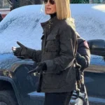 Uma Thurman Dexter Resurrection Grey Jacket