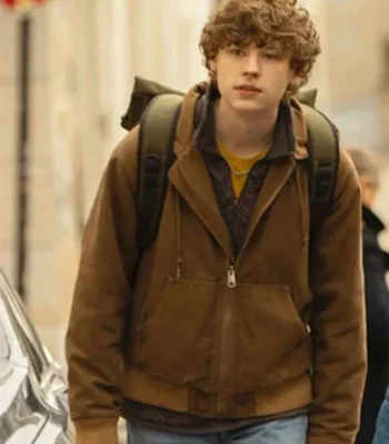 Van Crosby The Family Plan 2 Brown Cotton Jacket