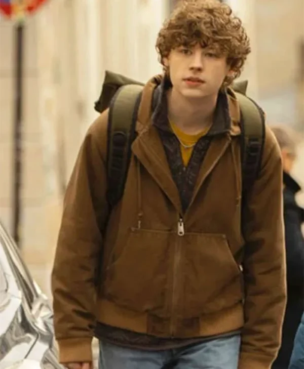 Van Crosby The Family Plan 2 Brown Cotton Jacket