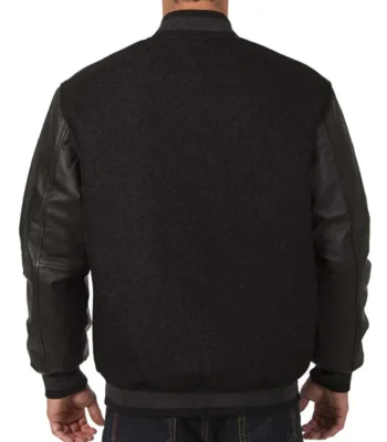 Varsity Calgary Flames Black Wool Jacket