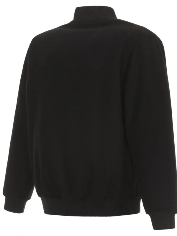 Varsity Charlotte Hornets Black Wool Jacket
