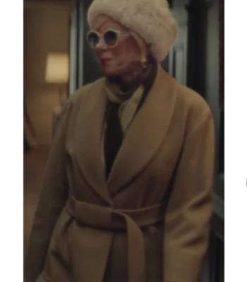 Victoria Nine Perfect Strangers S02 Brown Coat
