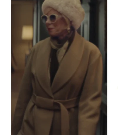 Victoria Nine Perfect Strangers S02 Brown Coat