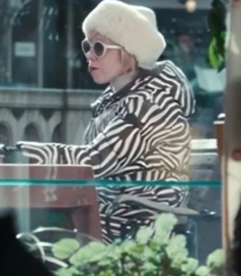 Victoria Nine Perfect Strangers S02 Zebra Print Jacket