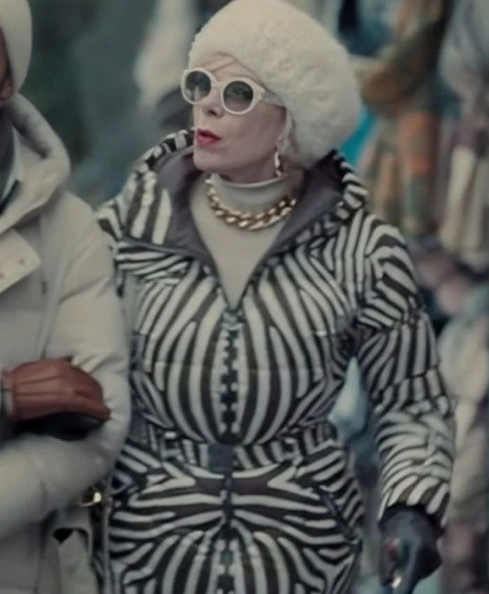 Victoria Nine Perfect Strangers S02 Zebra Print Jacket Victoria Nine Perfect Strangers S02 Zebra Print Jacket