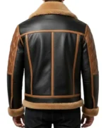 Vintage B3 Aviator Black and Tan Leather Jacket
