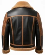 Vintage B3 Aviator Black and Tan Leather Jacket
