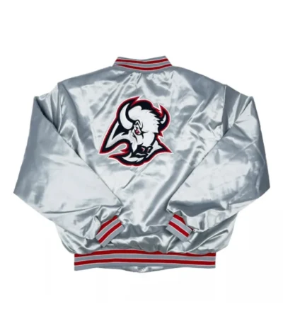 Buffalo Sabres Silver Satin Jacket