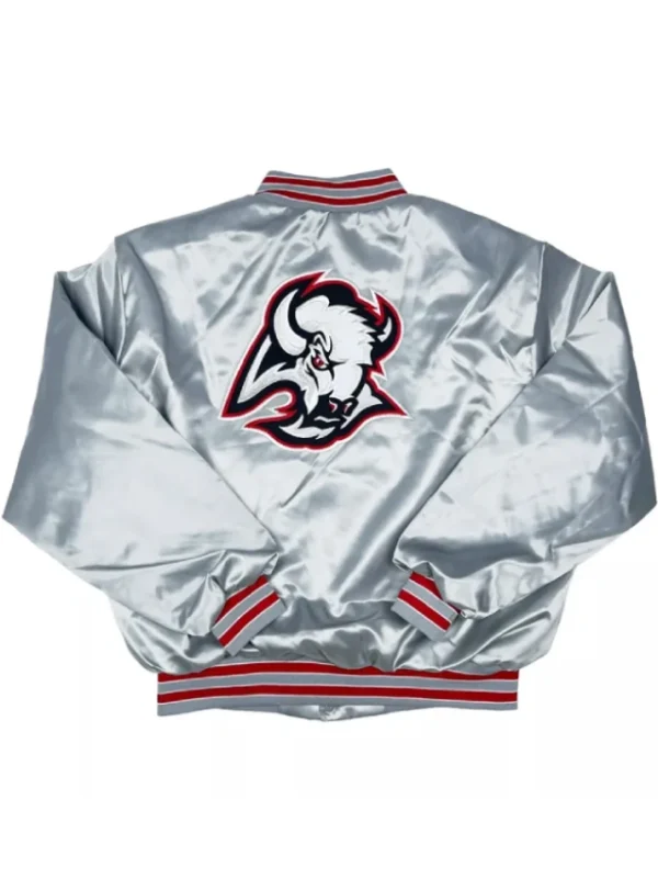 Buffalo Sabres Silver Satin Jacket