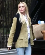 Count My Lies Violet Lockhart Suede Leather Blazer
