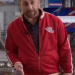 Wayne Laroche Shifting Gears Red Bomber Jacket