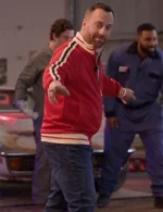 Wayne Laroche Shifting Gears Red Bomber Jacket